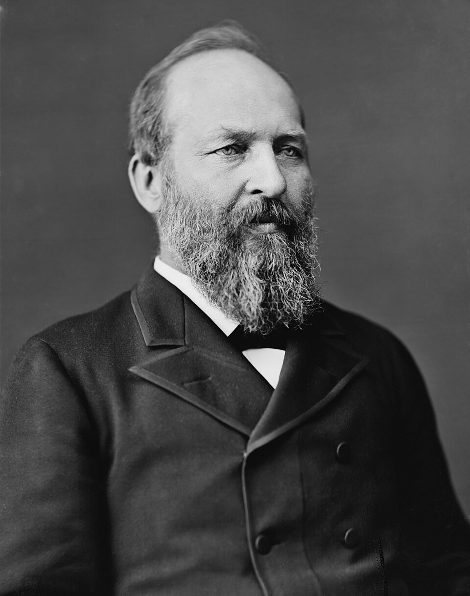 960px James Abram Garfield2C photo portrait seated