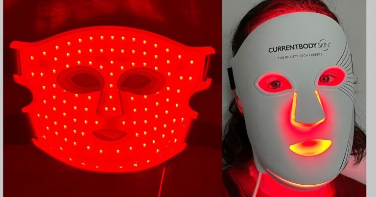 CurrentBody LED Face Mask Series 2 Product Selfie Reviewer Photo SOURCE Nena Farrell