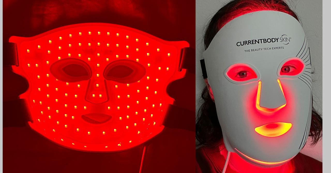 CurrentBody LED Face Mask Series 2 Product Selfie Reviewer Photo SOURCE Nena Farrell