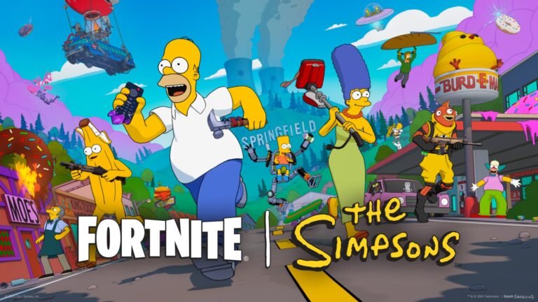 Fortnite Simpsons Key Art 1920x1080