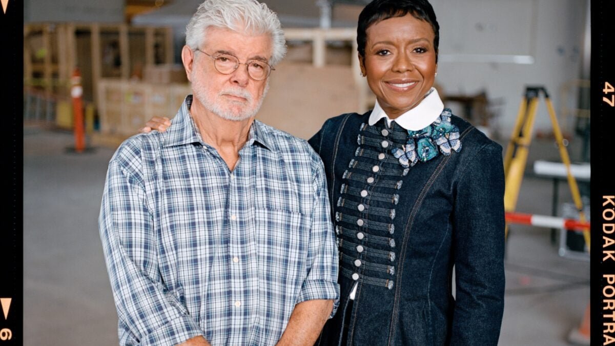 George Lucas' Museum Will Finally Open September 2026 1 George and Mellody Lobby 2 JPEG Press Use 2