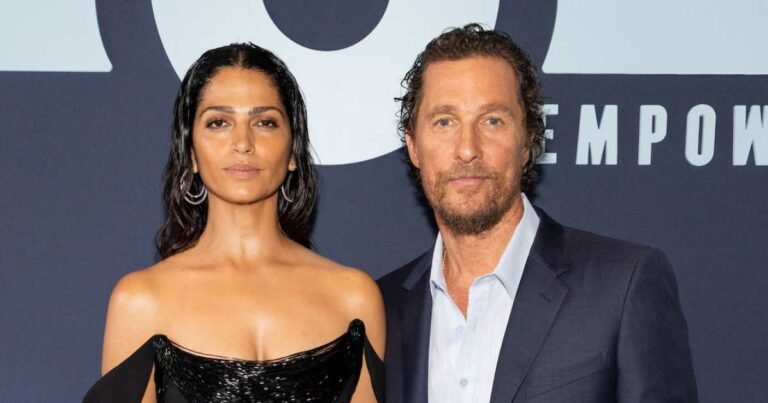 GettyImages 2150249263 Matthew McConaughey Describes Wet Dream That Led Him to Wife Camila Alves