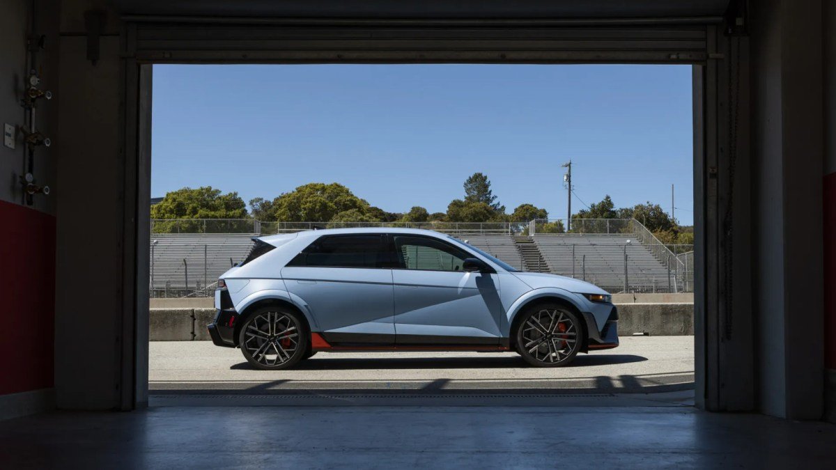 Hyundai Ioniq 5 N side view