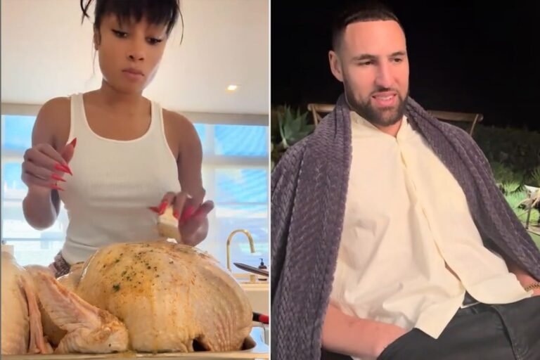 Megan Thee Stallion Cooks Thanksgiving Meal for Boyfriend Klay Thompson797 112825 ef3dac9c96c34a68b2