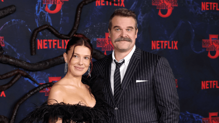 Millie Bobby Brown David Harbour getty H 2025