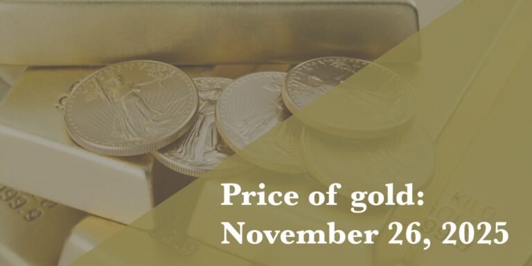 Price of Gold Nov 26