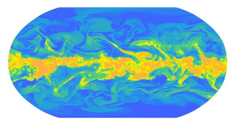WeatherNext 2 illustration animation globe on white background