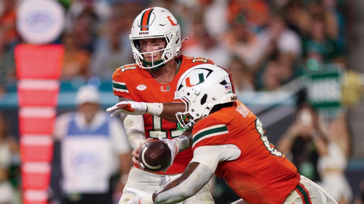 carson beck miami hurricanes imagn images