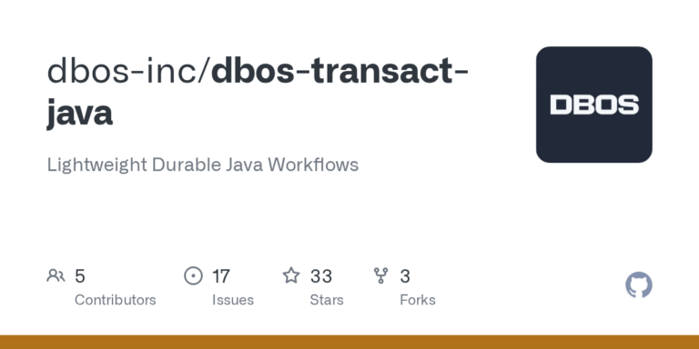 dbos transact java