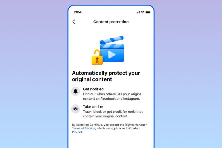 facebook content protection