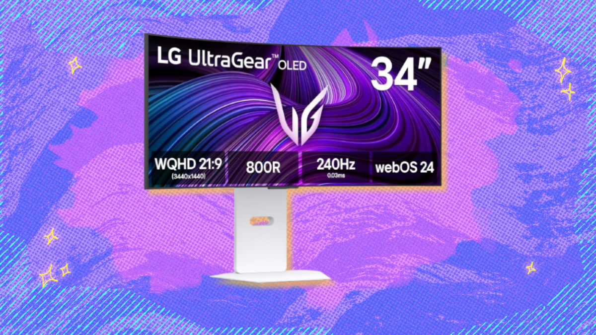 Gaming monitor deal: Save 50% on the LG UltraGear OLED curved gaming monitor 1 hero