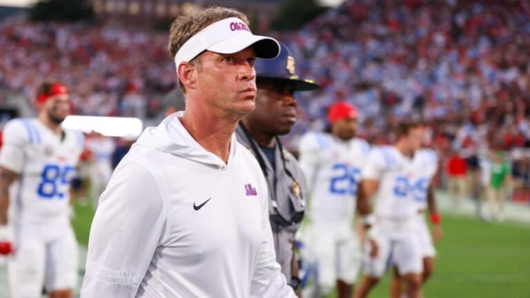 lane kiffin ole miss vs georgia