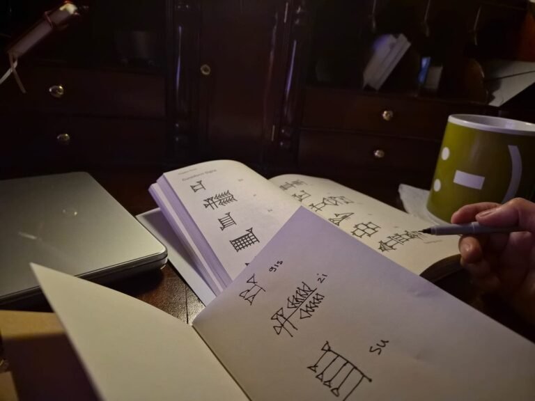 learning ancient Sumerian cuneiform