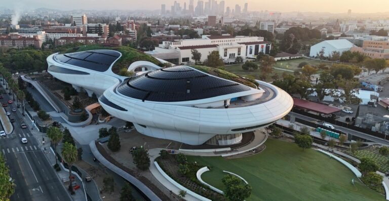 lucas museum from above