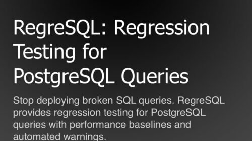 regresql introduction