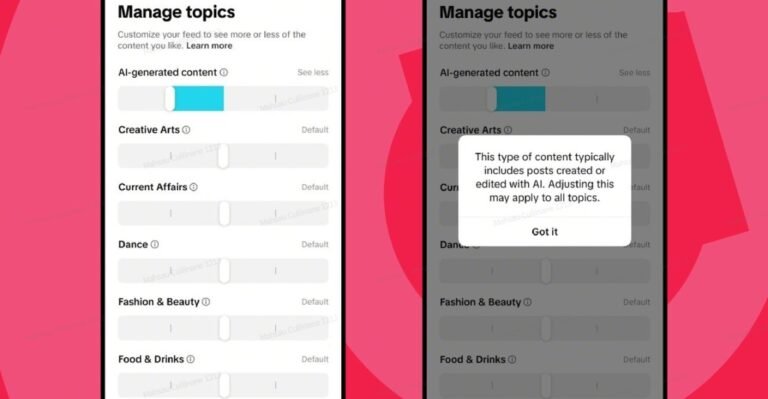 tiktok ai controls manage topics