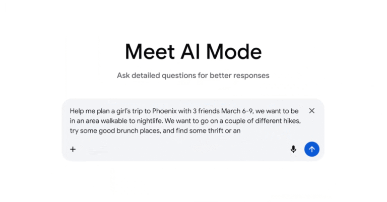 trip plan ai mode