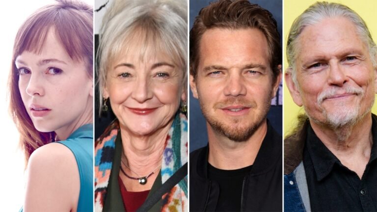 Brittany Allen Bonita Friedericy Taylor Handley and Jeff Kober