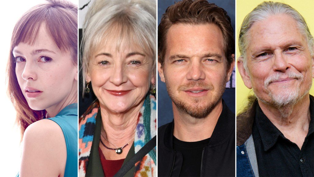 Brittany Allen Bonita Friedericy Taylor Handley and Jeff Kober