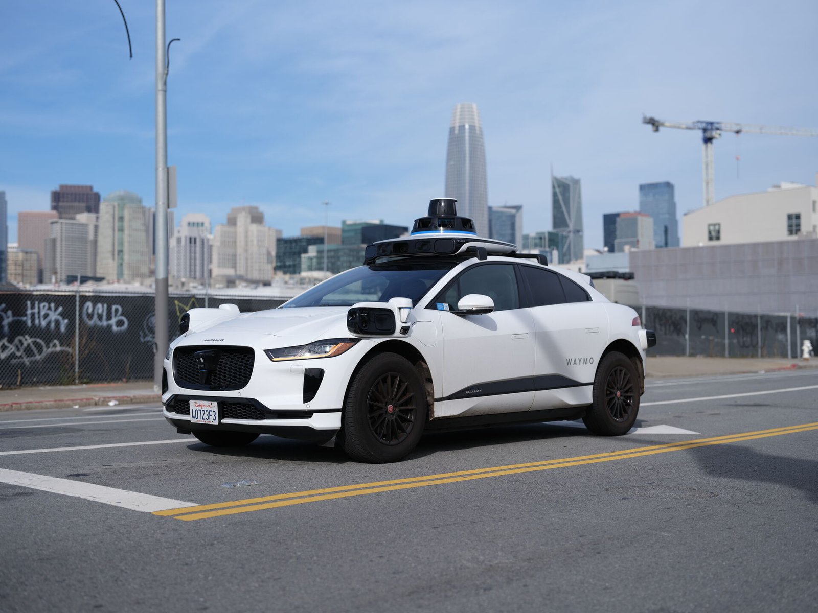 Waymo Jaguar I Pace in San Francisco 2023 dllu reduced