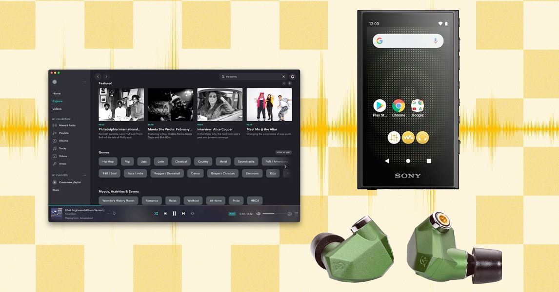 What20is20Lossless20Audio Tidal Sony20NW A30620Walkman Andromeda20Emerald20Sea top20art2012