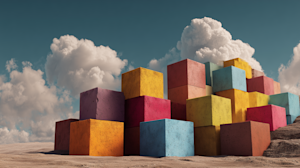 cruey3 photo realistic colorful blocks going up from the ground 3055ca54 93bb 4e1b a45d d53a8a0d193e