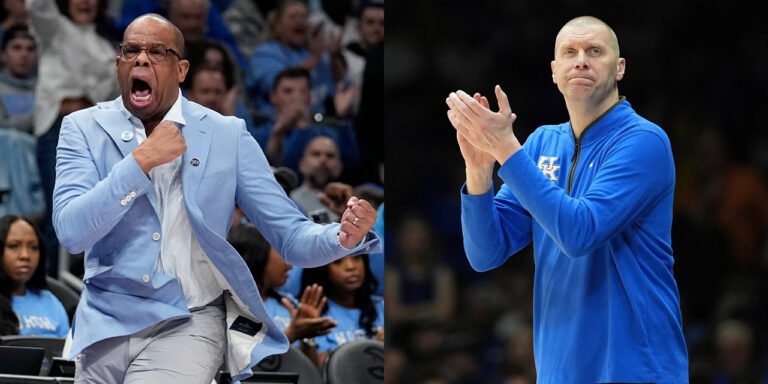 hubert davis mark pope unc kentucky combo FI