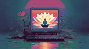 nuneybits Vector art of a retro desktop computer screen with a c249085b 3fdb 4462 bdea a029b200a558