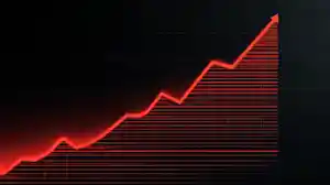 nuneybits Vector art of red line rising. 7091569a 956d 4255 a315 4d0377c47a16.webp