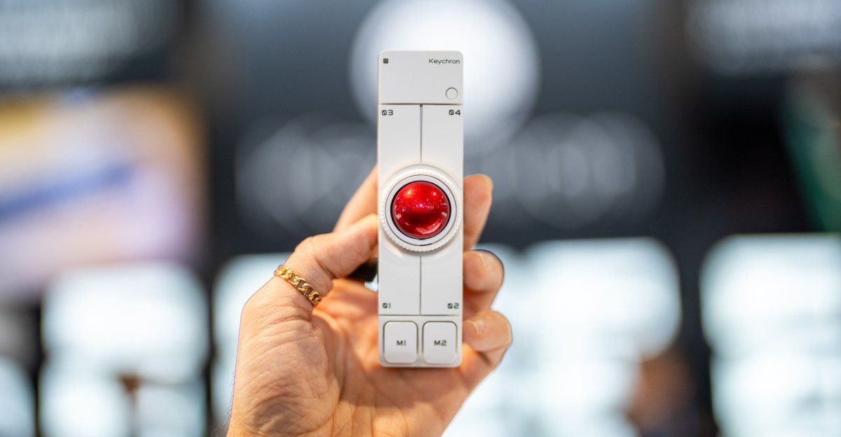 CES2026 Keychron Nape Pro trackball ADiBenedetto 0006