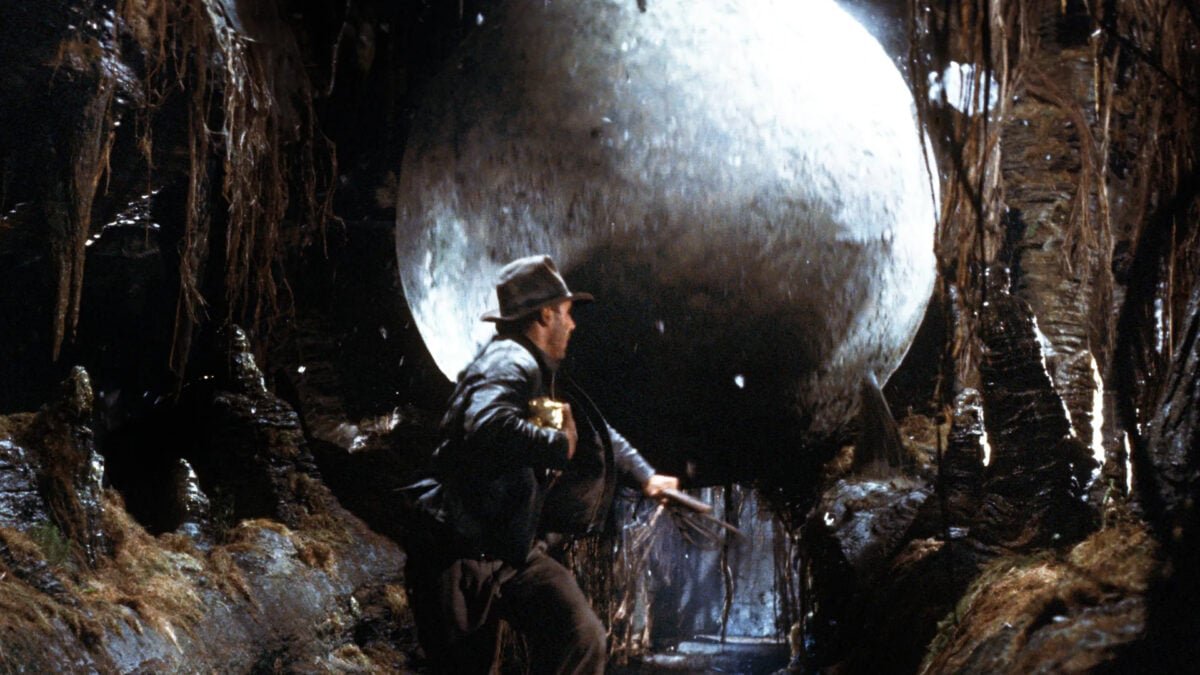 Indiana Jones boulder