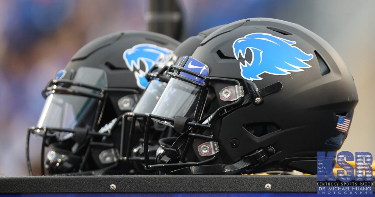 Kentuckys black alternate Wildcat helmet Dr. Michael Huang Kentucky Sports Radio