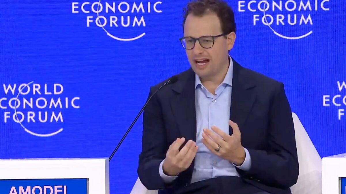 anthropic ceo WEF davos