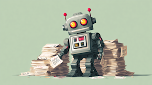 crimedy7 illustration of a robot poring through expense repor a03892f6 f441 4dab a57b 8e664b411198 3