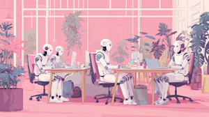 crimedy7 illustration of robots coworking in an office ar 1 0f2aef1d 5021 4997 a557 cf4cb49a0818 1