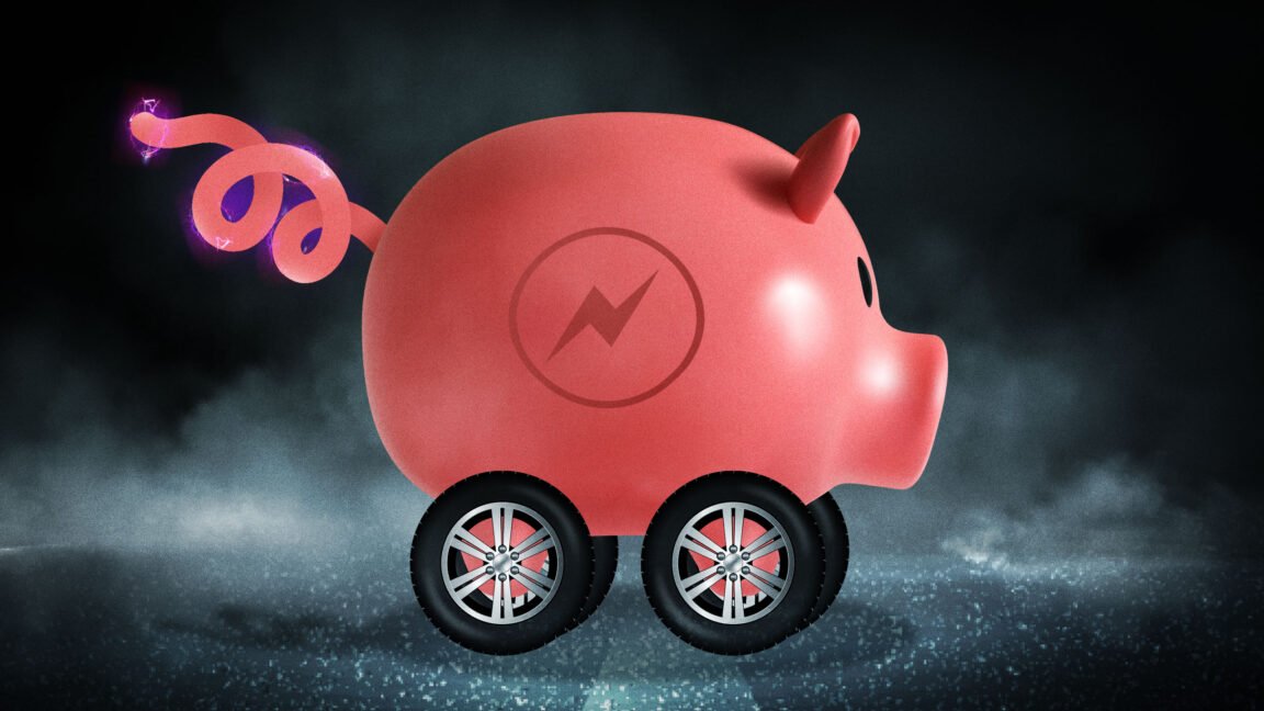 electric piggy bank