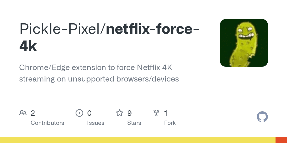 netflix force 4k