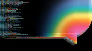 nuneybits Chat bubble in rainbow colors turning into computer c 325860e4 2d7b 49f6 9118 9bad9740085b