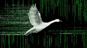 nuneybits Vector art of white goose silhouette flying through c 8100d5a7 9e36 4ed6 a188 016470e1d0e1