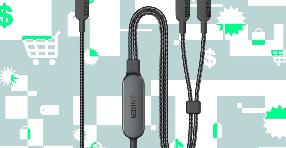 Anker 140W 2 in 1 USB C to USB C cable