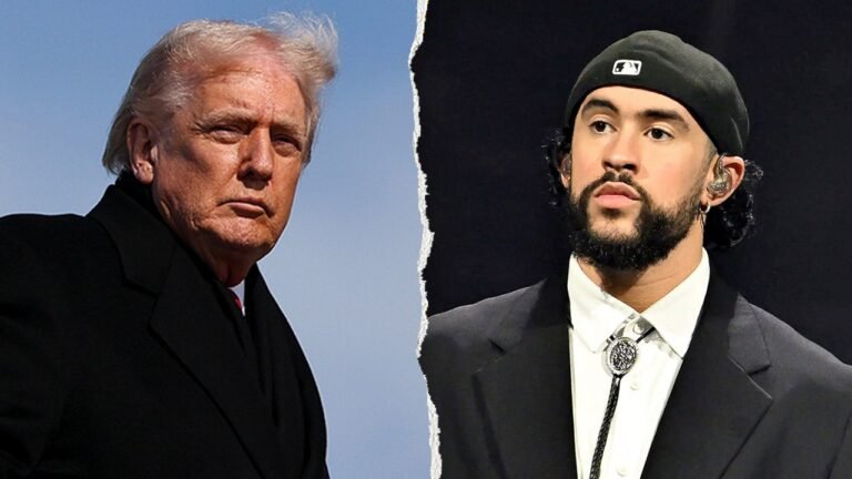 donald trump bad bunny tear split