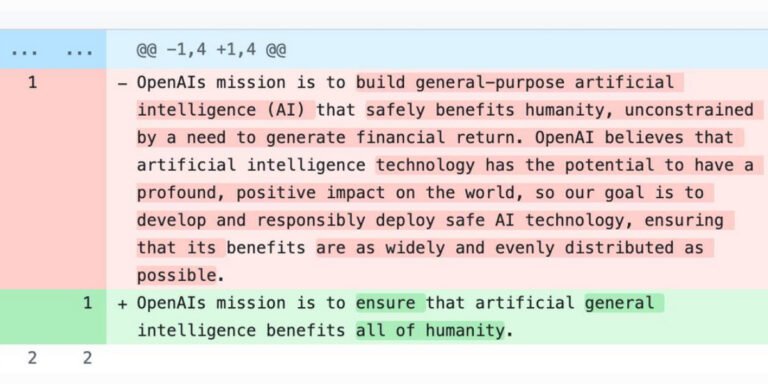 oenai mission statement card