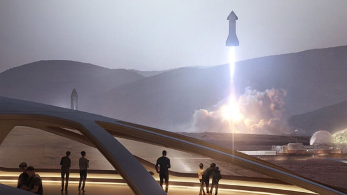 spacex mars colony