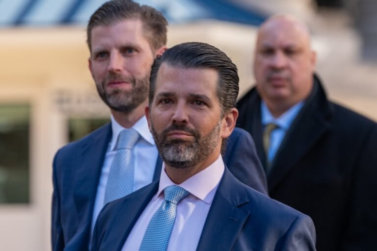 Eric Trump and Donald Trump Jr.