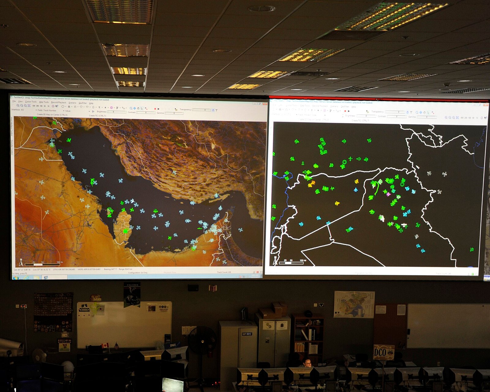 caoc ai operations center iran war 2026