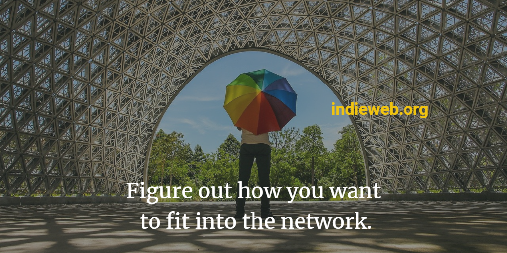 fit into the network
