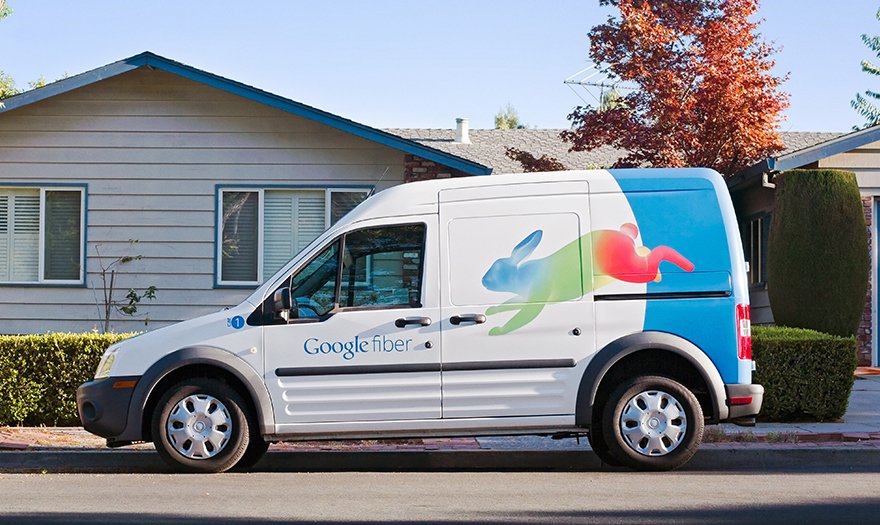 google fiber van
