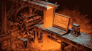 nuneybits Vector art of a Forge made of computer code in the co e81353af 4d23 4b20 853d 84fad8cc9b3f