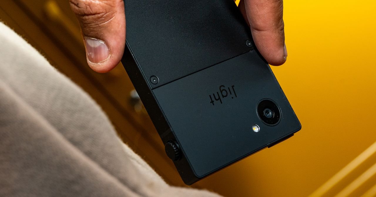 Light Phone III in hand back Reviewer Photo SOURCE Julian Chokkattu