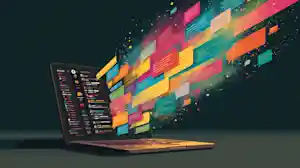 nuneybits Vector art of a laptop displaying an unmistakable Sla e2df2056 1841 4245 a4ea 4b79444c7d56